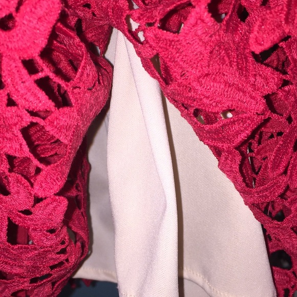 Two Sisters Red Electra Lace Up Dress - Picture 6 of 6